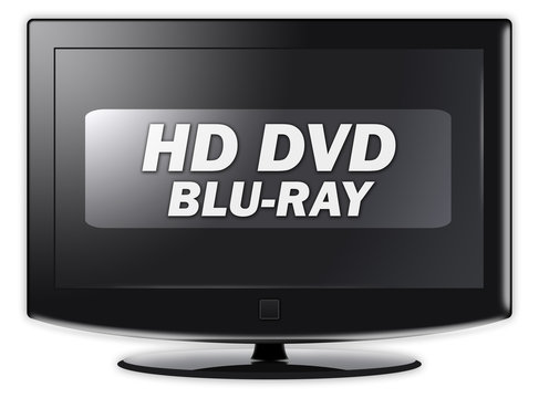 Flatscreen TV "HD DVD - Blue-Ray"
