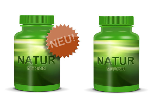 Flasche Natur Medizin