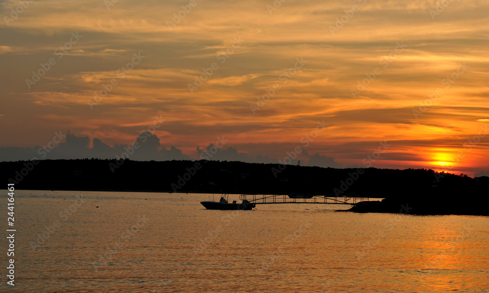 Wall mural Sunset Over Niles Beach