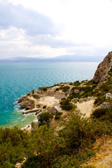 Fototapeta na wymiar Landscape of the Sanctuary of Hera in Greece