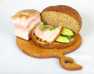 Close-up of a fresh sandwich