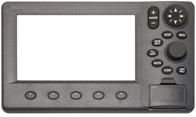 Sonar fish finder isolated with clipping path