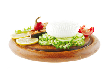 salmon fillet with cheese