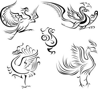 bird abstract illustration