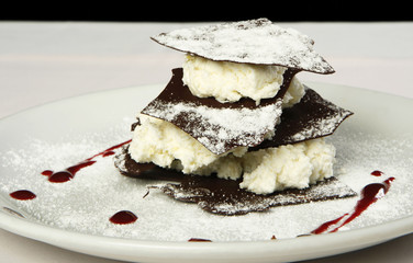 Chocolate y helado