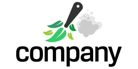 House cleaning service logo