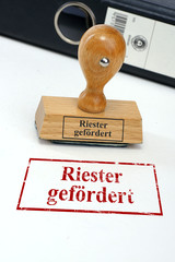 Riester gefördert