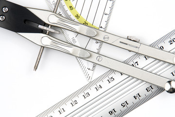 Zirkel, Lineal und Geodreieck