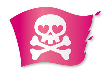 ハートの海賊旗