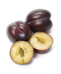 Ripe plums