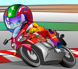 Foto op Plexiglas race motorrijder © Regisser.com