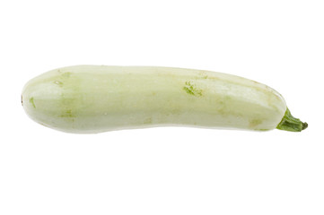 vegetable marrow on white