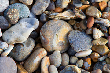 colorful dry pebbles
