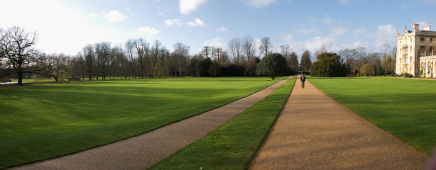 English College's lawn