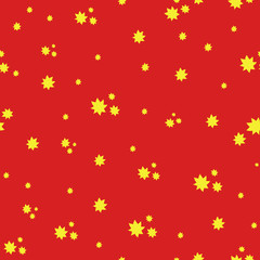 red and yellow vector seamless texture