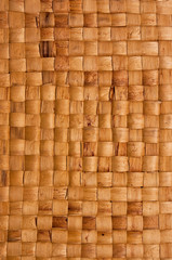 Texture of weave handmade from reed