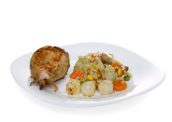 Grilled Chicken with vegetables