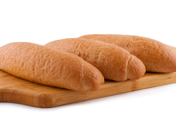 Rolls on white background.