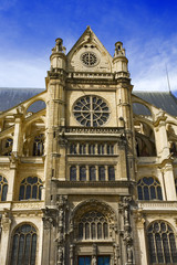 Obraz premium france; paris : église saint eustache