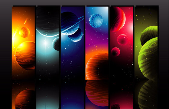 Color planets