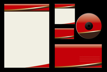 Gold Chocolate  - template vector background