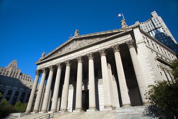 Fototapeta na wymiar Gerichtsgebäude, New York