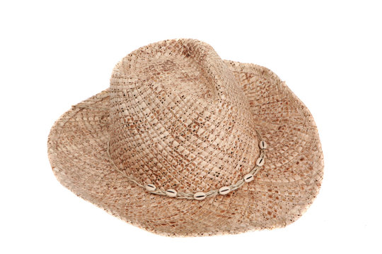 Woman's western style straw hat