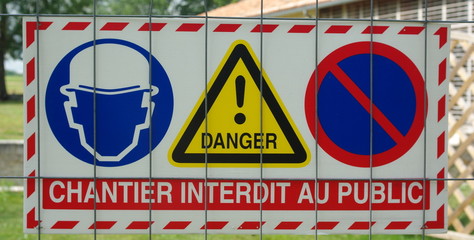 Chantier interdit au public
