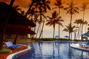 Tropical Paradise at caribbean