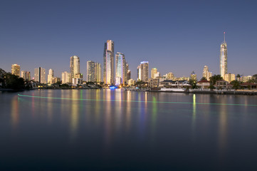 Fototapeta na wymiar Gold Coast cityscape