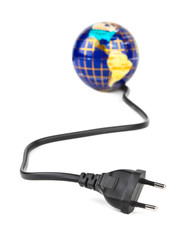 Globe and electrical cable