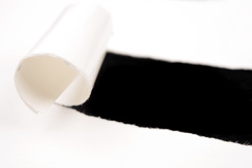 Hole in paper