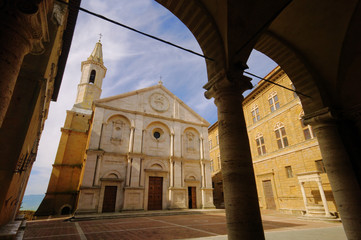 Pienza Kathedrale - Pienza cathedral 01