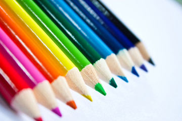 Naklejka premium colored pencils