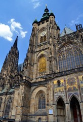 Fototapeta na wymiar Katedra św Wita w Pradze _14