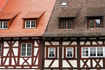 Fachwerkhäuser, half-timbered houses