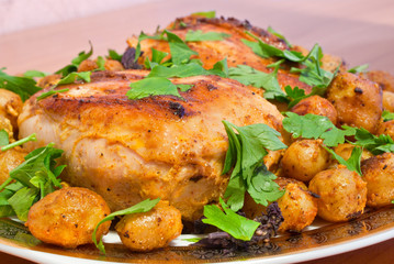 Baked chicken