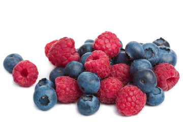 fresh berries isolated