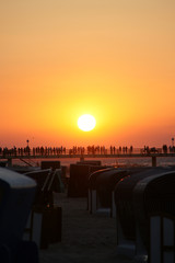 Sonnenuntergang Seebrücke Koserow Usedom