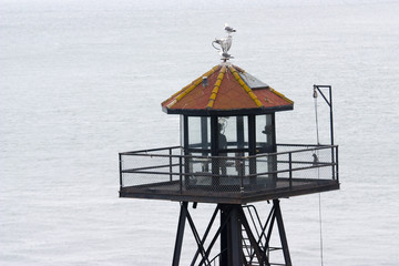 Alcatraz tower control famous island penitentiary