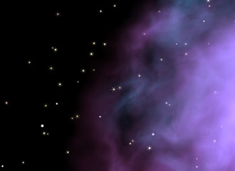 Obraz premium starry galactic background