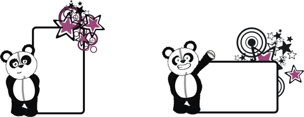 panda bear cartoon