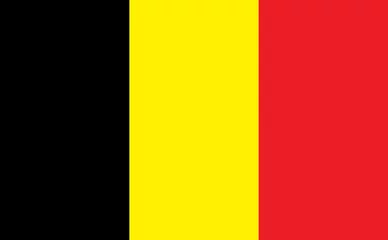 Store enrouleur tamisant sans perçage Lieux européens Drapeau de la Belgique