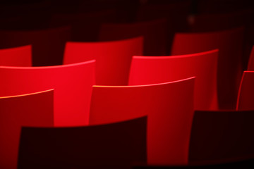 Chairs in a row