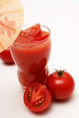 glas tomatensaft