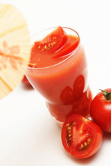 glas tomatensaft