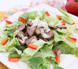 Salat mit Leber