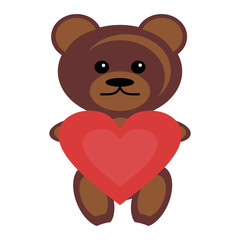 teddy bear with heart