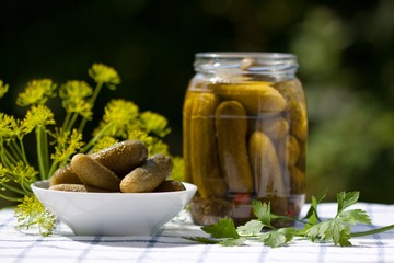 Pickled cucumbers