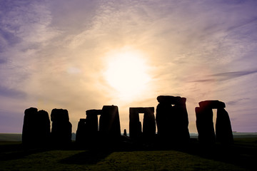 Dawn at Stonehenge